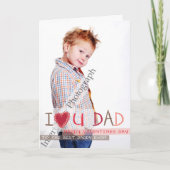 Ik hoor je, papa kaart (Voorkant)