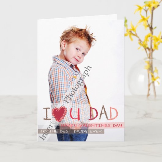 Ik hoor je, papa kaart (Gele Bloem)