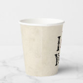 Ik hoor je papieren kopjes papieren bekers (Rechts)