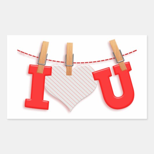 Ik hoor je rechthoekige sticker (Voorkant)