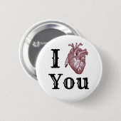 Ik hoor je ronde button 5,7 cm (Voorkant /achterkant)