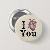 Ik hoor je ronde button 5,7 cm (Voorkant /achterkant)