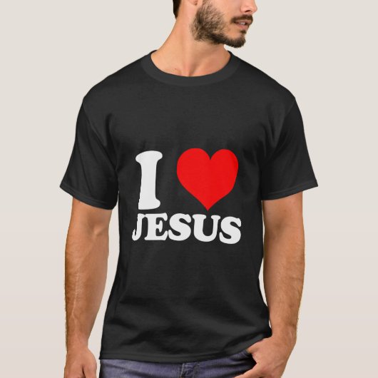 Ik hoor Jezus T-shirt (Voorkant)