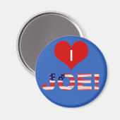 Ik hoor JOE. op blauw met vlag Magneet (Voorkant / Achterkant)