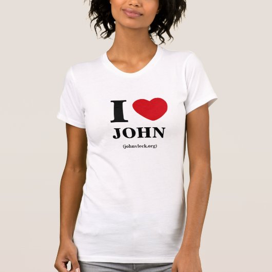 Ik hoor John, T-shirt van vrouwen (Voorkant)