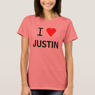 Ik hoor Justin of? T SHIRT
