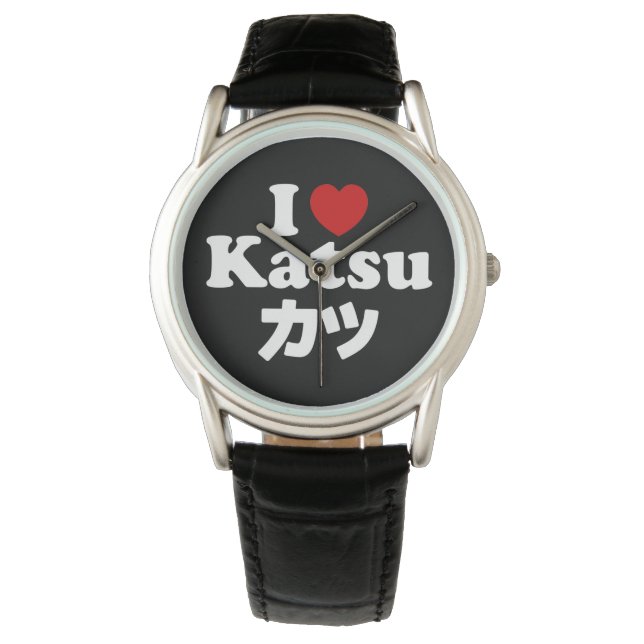 Ik hoor Katsu カ ツ Horloge (Voorkant)