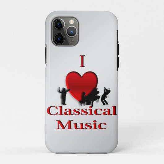 Ik hoor klassieke muziek Case-Mate iPhone case (Achterkant)