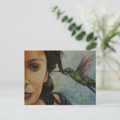 ik hoor lente briefkaart (Staand voorkant)