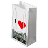 Ik hoor London Word Art Klein Cadeauzakje (Achterkant Gekanteld)