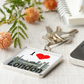 Ik hoor London Word Art Sleutelhanger (Zijkant)