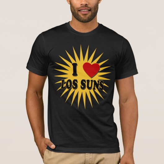 Ik hoor Los Suns ik hou van Los Suns Tshirts (Voorkant)