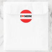 Ik hoor mama ronde sticker (Tas)