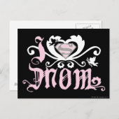 Ik hoor mama roze briefkaart (Voorkant / Achterkant)