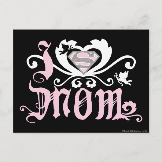 Ik hoor mama roze briefkaart (Voorkant)