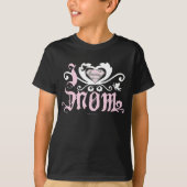 Ik hoor mama roze t-shirt (Voorkant)