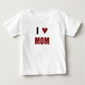 Ik hoor mama Toddler T-shirt (Voorkant)