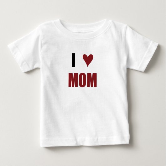 Ik hoor mama Toddler T-shirt (Voorkant)
