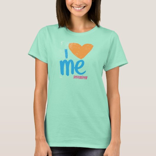 Ik hoor me Oranje-Aqua T-shirt (Voorkant)