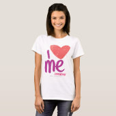Ik hoor me roze Paars T-shirt (Voorkant volledig)