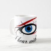 Ik hoor met mijn ogen Mok (Voorkant links)