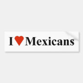 Ik hoor Mexicanen Bumpersticker (Voorkant)