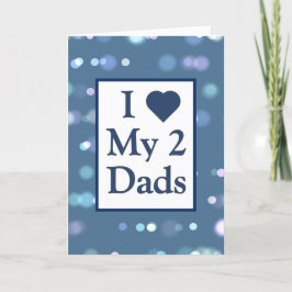 Ik hoor mijn 2-D-Vaderdag Kaart