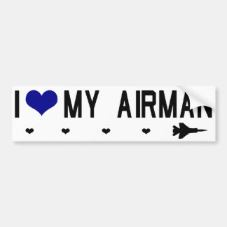 Ik hoor mijn Airman Bumpersticker