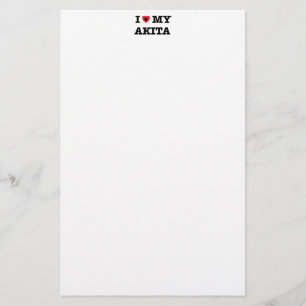 Ik hoor mijn Akita Stationery Briefpapier