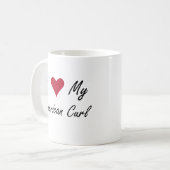 Ik hoor mijn Amerikaanse Curl Koffiemok (Voorkant links)