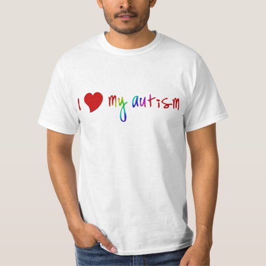 Ik hoor mijn autisme Shirten T-shirt (Voorkant)