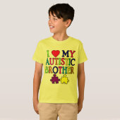 Ik hoor mijn Autistische broer T-shirt (Voorkant volledig)