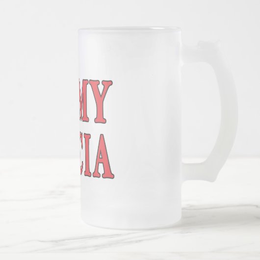 Ik hoor mijn baby matglas bierpul (Rechts)