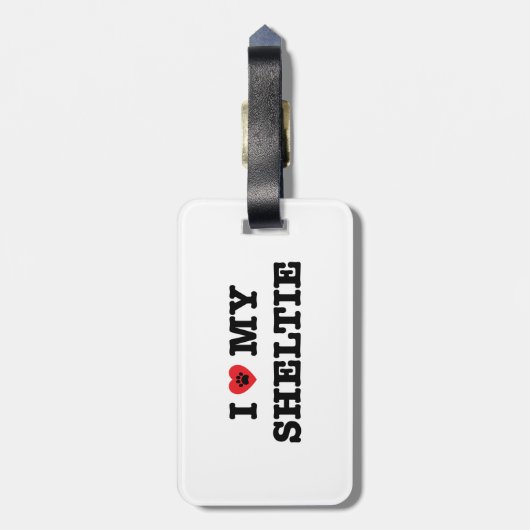 Ik hoor mijn Bagagelabel (Achterkant verticaal)