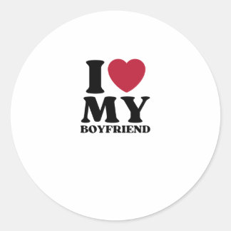 Ik hoor mijn BF Boyvriend Ronde Sticker