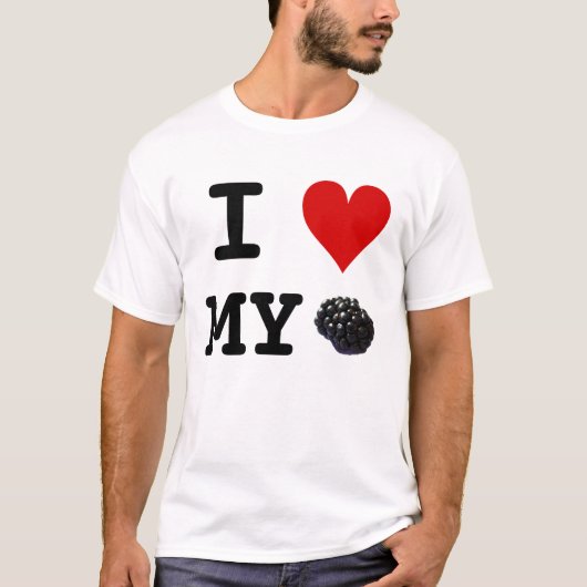 Ik hoor mijn Blackberry-shirt T-shirt (Voorkant)