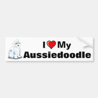 Ik hoor mijn Bumpersticker van Aussiedoedelen