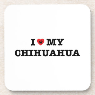 Ik hoor mijn Chihuahua Bier Onderzetter