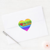Ik hoor mijn CLS LAB WETENSCHAPPELIJK Hart Sticker (Envelop)