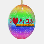 Ik hoor mijn CLS LAB WETENSCHAPPELIJK Keramisch Ornament (Rechts)