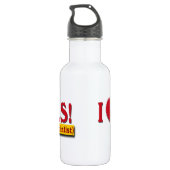 Ik hoor mijn CLS LAB WETENSCHAPPELIJK Waterfles (Achterkant)