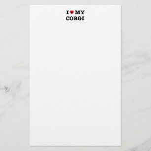 Ik hoor mijn Corgi Briefpapier