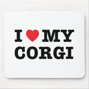 Ik hoor mijn Corgi Mousepad Muismat
