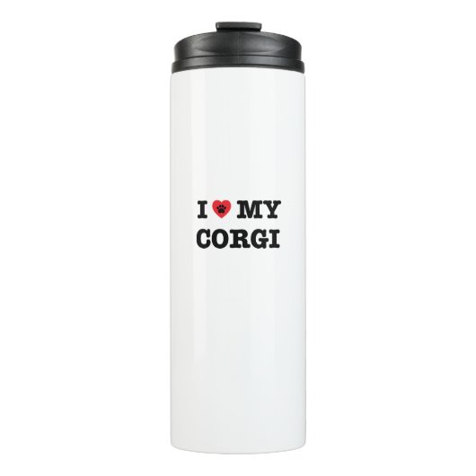 Ik hoor mijn Corgi Thermosbeker (Voorkant)