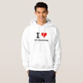 Ik hoor mijn Dalmatiaans gekoosterd Sweatshirt (Voorkant volledig)