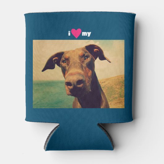 Ik hoor mijn Doberman Blikjeskoeler (Voorkant)