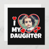 Ik hoor mijn dochter persoonlijke foto (Voorkant / Achterkant)