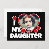 Ik hoor mijn dochter persoonlijke foto briefkaart (Voorkant / Achterkant)