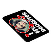 Ik hoor mijn dochter persoonlijke foto magneet (Rechterzijde)
