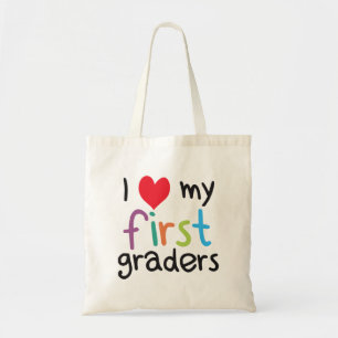 Ik hoor mijn eerste klas leraarsliefde tote bag